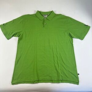 Callaway Golf Sport Polo Shirt Mens XXL Lime Green Short Sleeve